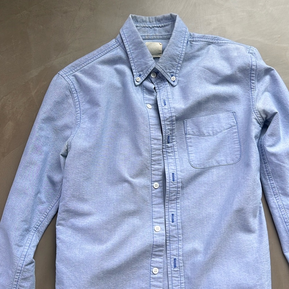Light blue Oxford shirt from Band of Outsiders. Size small